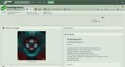 Desktop Screenshot of kanadragonheart.deviantart.com