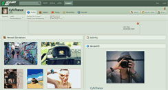 Desktop Screenshot of cyfotrance.deviantart.com