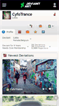 Mobile Screenshot of cyfotrance.deviantart.com