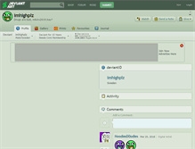 Tablet Screenshot of imhighplz.deviantart.com