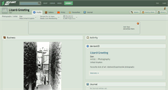 Desktop Screenshot of lizard-greeting.deviantart.com