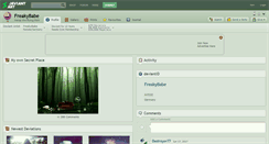 Desktop Screenshot of freakybabe.deviantart.com