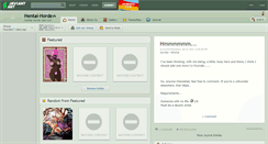 Desktop Screenshot of hentai-horde.deviantart.com