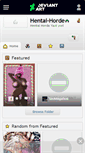 Mobile Screenshot of hentai-horde.deviantart.com