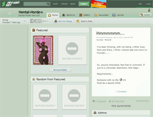 Tablet Screenshot of hentai-horde.deviantart.com