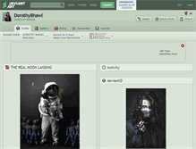 Tablet Screenshot of dorothybhawl.deviantart.com