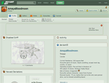 Tablet Screenshot of amayabloodmoon.deviantart.com