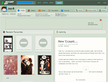 Tablet Screenshot of juu-b.deviantart.com