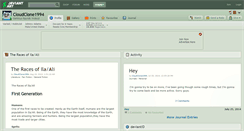 Desktop Screenshot of cloudclone1994.deviantart.com