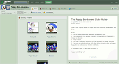 Desktop Screenshot of poppy-bro-lovers.deviantart.com