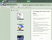 Tablet Screenshot of poppy-bro-lovers.deviantart.com