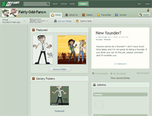 Tablet Screenshot of fairly-odd-fans.deviantart.com
