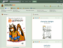 Tablet Screenshot of delhewittjr.deviantart.com