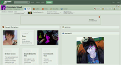 Desktop Screenshot of chocolate-wood.deviantart.com