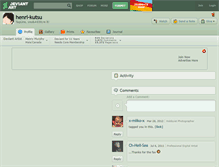 Tablet Screenshot of henri-kutsu.deviantart.com
