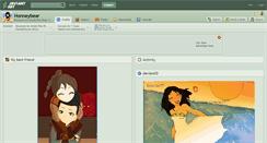 Desktop Screenshot of honneybear.deviantart.com