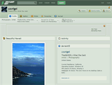 Tablet Screenshot of covrigel.deviantart.com