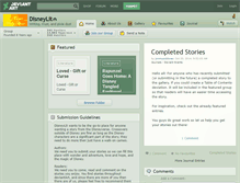 Tablet Screenshot of disneylit.deviantart.com