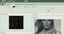 Desktop Screenshot of filh.deviantart.com