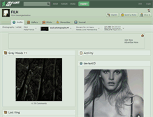Tablet Screenshot of filh.deviantart.com