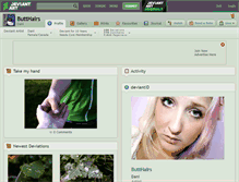 Tablet Screenshot of butthairs.deviantart.com