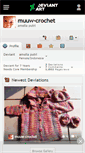 Mobile Screenshot of muuw-crochet.deviantart.com