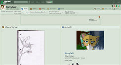 Desktop Screenshot of bunnygal2.deviantart.com