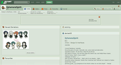 Desktop Screenshot of ephemeralspirit.deviantart.com