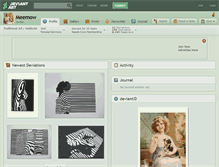Tablet Screenshot of meemow.deviantart.com