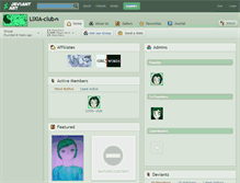 Tablet Screenshot of lixia-club.deviantart.com