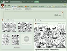 Tablet Screenshot of e19700.deviantart.com