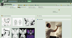 Desktop Screenshot of legendaryroz.deviantart.com