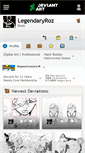 Mobile Screenshot of legendaryroz.deviantart.com