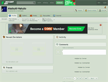 Tablet Screenshot of akatsuki-hakuto.deviantart.com