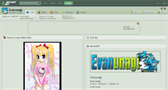 Desktop Screenshot of evanunagi.deviantart.com