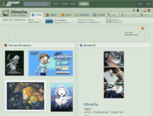 Tablet Screenshot of dismecha.deviantart.com