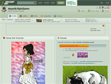 Tablet Screenshot of moonlit-rainstorm.deviantart.com