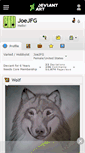 Mobile Screenshot of joejfg.deviantart.com