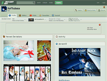 Tablet Screenshot of keitsubasa.deviantart.com