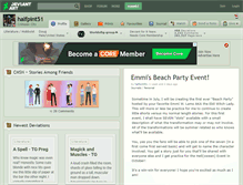 Tablet Screenshot of halfpint51.deviantart.com