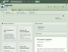 Tablet Screenshot of orgmelody.deviantart.com
