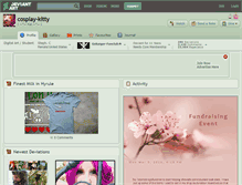 Tablet Screenshot of cosplay-kitty.deviantart.com