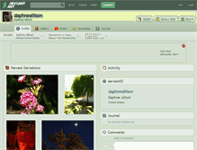 Tablet Screenshot of daphneallison.deviantart.com
