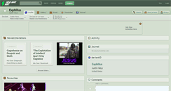 Desktop Screenshot of exphilius.deviantart.com