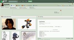 Desktop Screenshot of kurozuka.deviantart.com