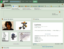 Tablet Screenshot of kurozuka.deviantart.com