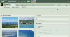 Desktop Screenshot of helicoprion.deviantart.com