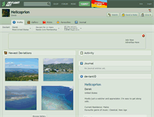 Tablet Screenshot of helicoprion.deviantart.com