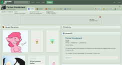 Desktop Screenshot of formal-wonderland.deviantart.com