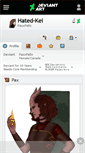 Mobile Screenshot of hated-kei.deviantart.com